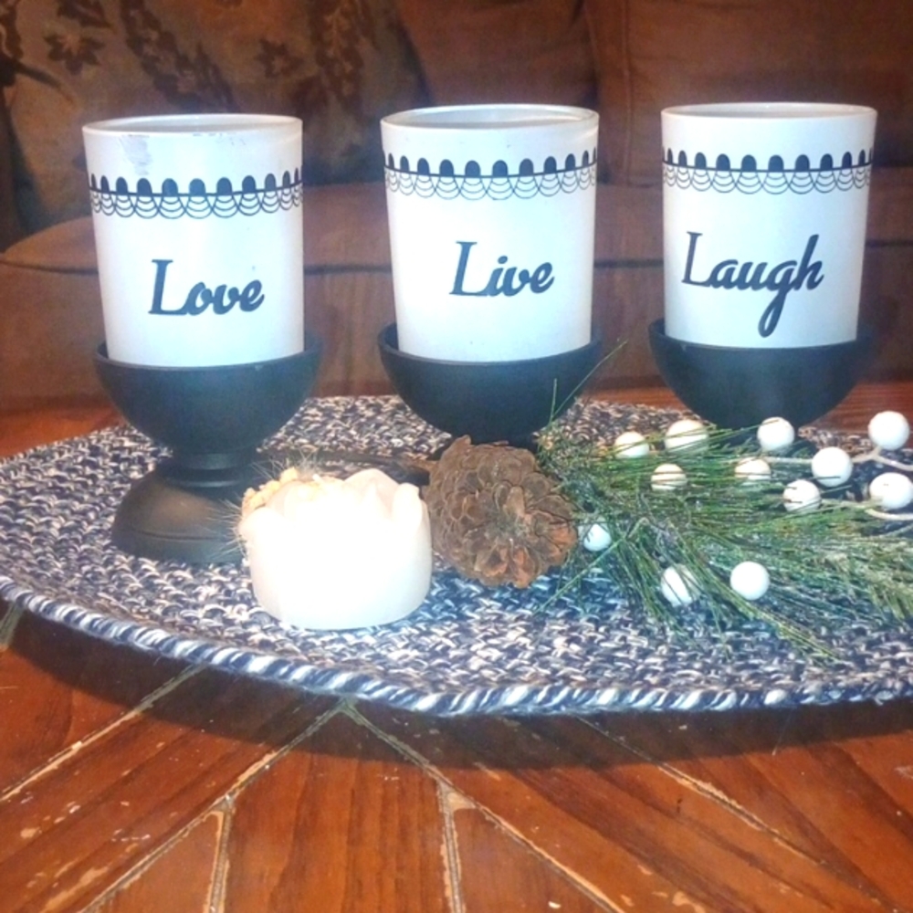 Voltage candle stands set